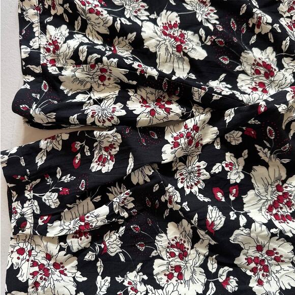 Fun 2 Fun Stitch Fix Floral Pintuck Pullover Blouse Top Black 2XL Office Casual - Picture 13 of 14